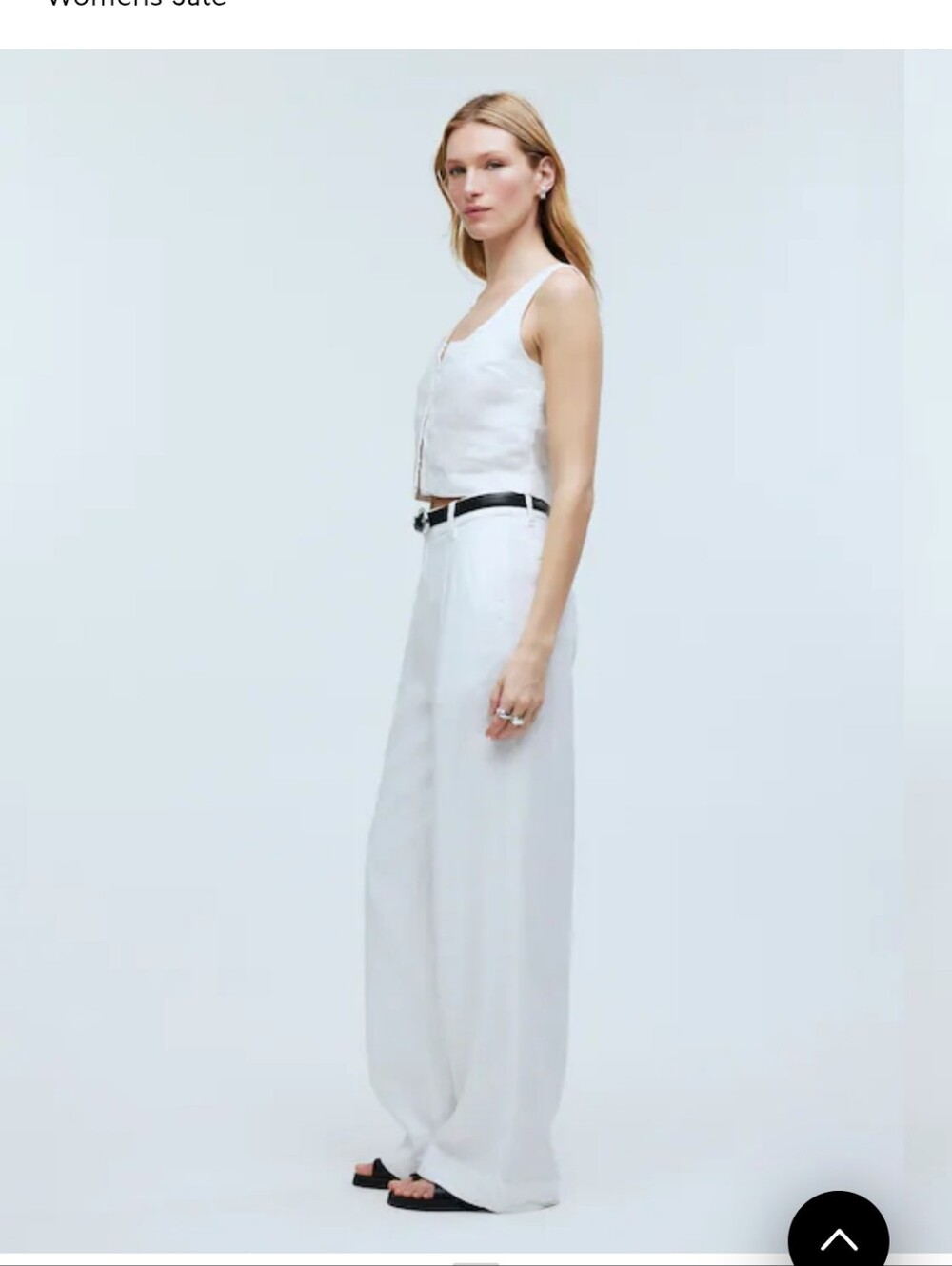 Women's White Linen Pants Madewell